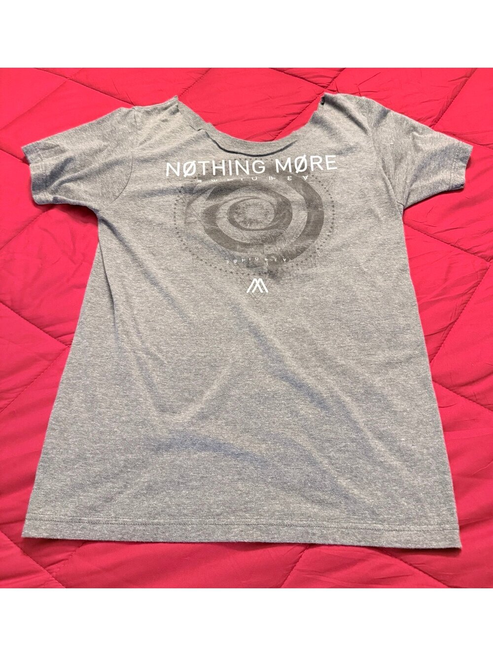 Nothing More Gray Graphic Band T-Shirt Unisex Rock Concert Tee